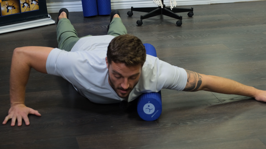 Foam Roller Massage for Pectoral/Shoulder